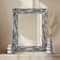 Head West Frameless Reeded Mosaic Printed Wall Décor Mirror